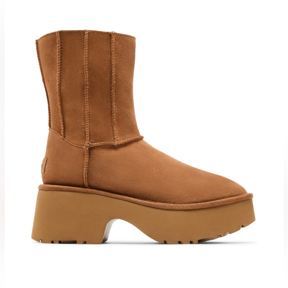 UGG Classic Twin Seam New Heights Chestnut Boots 1158313 - Women Size 11 - NEW
